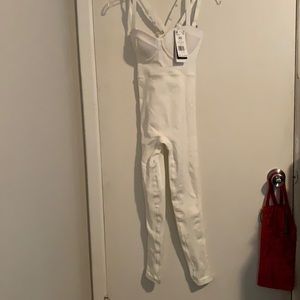 Adidas Ivy Park Knit White catsuit. Never Worn XS